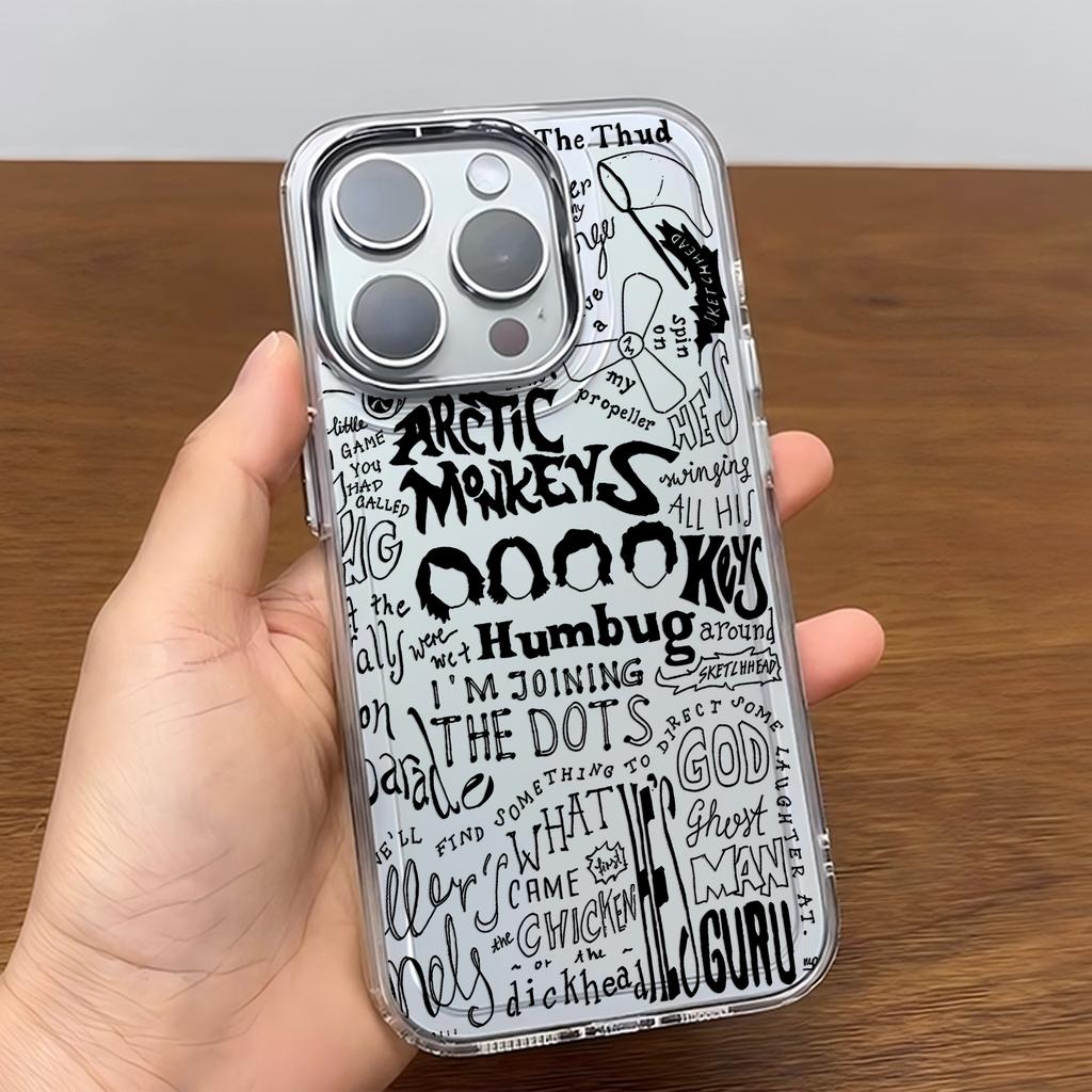 Модный черный чехол для телефона Arctic Monkeys A- Для iPhone 17 16e 16 15 14 13 12 11 mini Pro Max X XR XSMAX 8 7 Air Plus Мягкий чехол