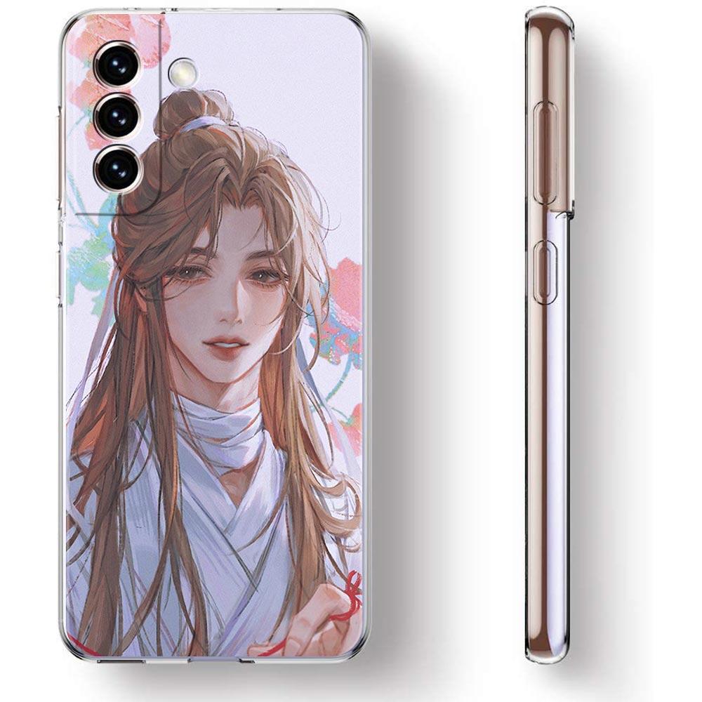 Чехол для телефона TGCF Heaven Official's Blessing для Samsung Galaxy S22 5G S20 Ultra S21 FE 5G S10E S9 S8 S10 Plus Note 20, прозрачный чехол
