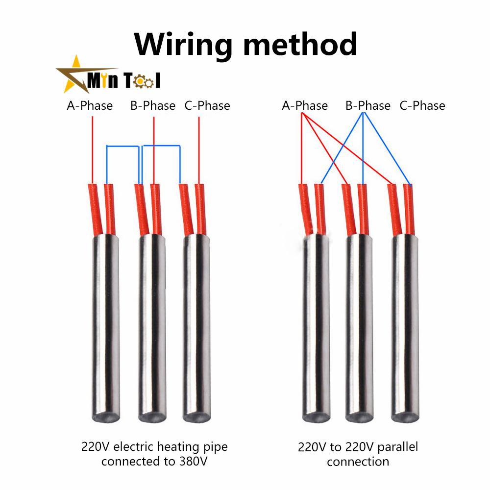 AC 220V 100W 150W 200W 150W 180W 200W Mold Cartridge Heaters Heating Element Cylindrical Tubular Ignition Igniter