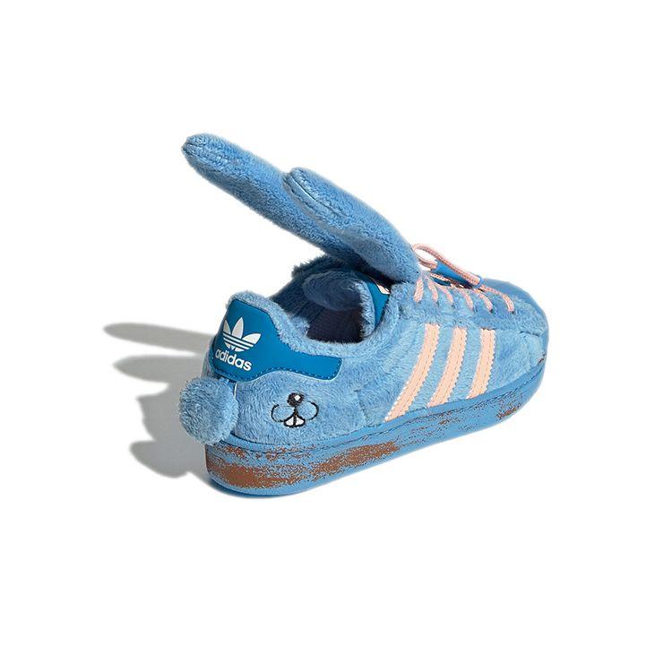 Adidas Originals Melting Sadness X Superstar 360 Удобные Дышащие Низкие Кроссовки Синий Кролик Детские Кроссовки GW6047