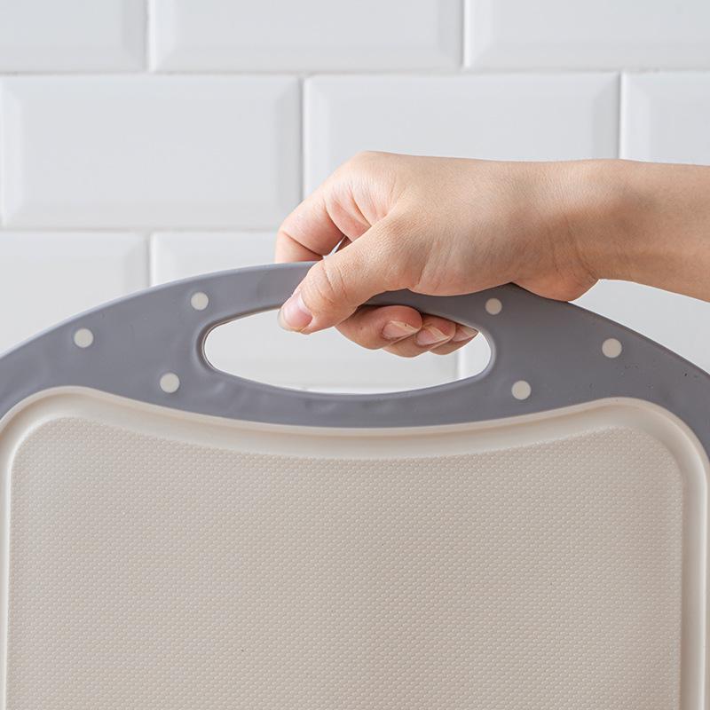 HANYANG новая утолщенная 304 двусторонняя разделочная доска из нержавеющей стали, пластиковая разделочная доска, разделочная доска из нержавеющей стали