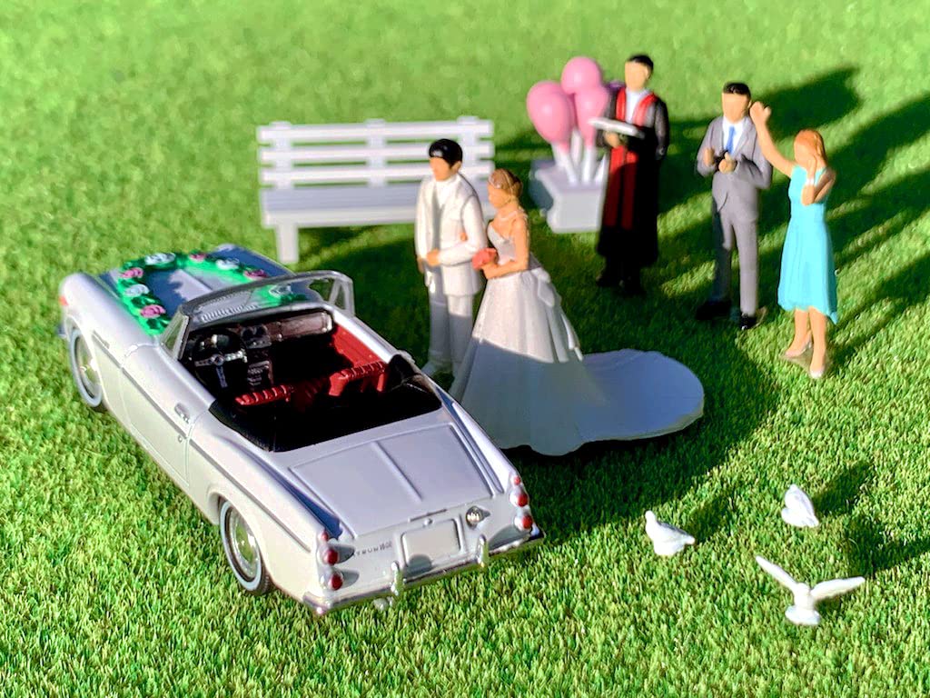 Geocolle 64 Car Snap 13a Wedding 1600 Sports окрашенный частично собранный завершенный набор мини-автомобиля 321286 1/64# (Датсун включен) АБС / ПВХ