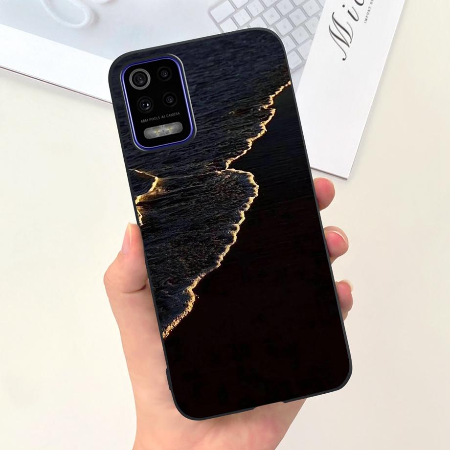 Чехол для телефона LG K52 Q52 2020, мягкий матовый силиконовый чехол для LGK52 LGQ52 2020, чехол в готическом стиле, мультяшная задняя крышка, милый узор