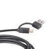 Кабель питания 5 В 3 А с разъемами USB A и Type C на двойной DC5.5x2.5 мм Подробности для динамика, вентилятора, камеры