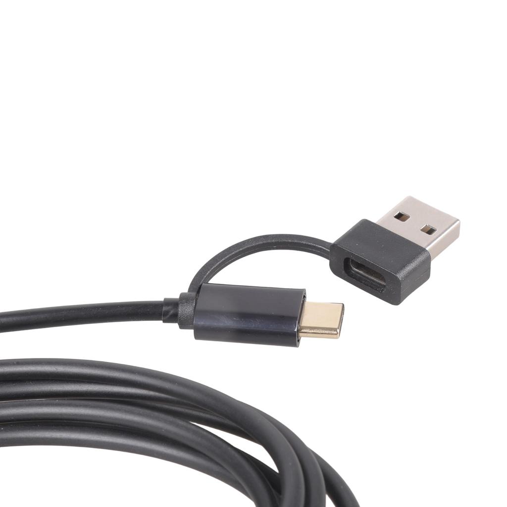 Кабель питания 5 В 3 А с разъемами USB A и Type C на двойной DC5.5x2.5 мм Подробности для динамика, вентилятора, камеры