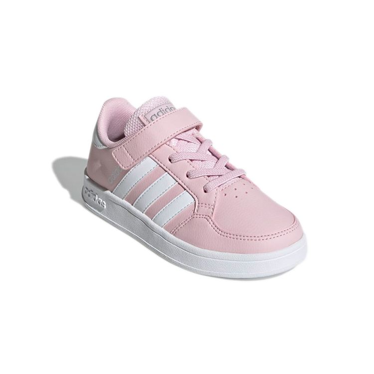 Adidas Neo Breaknet Low Top Kids Skate Shoes Kids Sneakers Pink White GZ7644