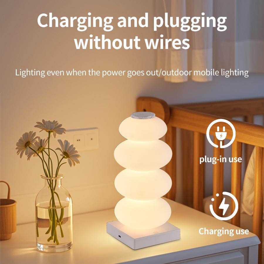 Rechargeable Touch LED Table Lamp RGB 16 Colors Dimmable Night Light For Living Room Bedroom Party Bar Decor LED Strip Light