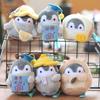 1Pcs Little Penguin Cartoon Animal Dolls Soft Plush Toys for Kids Keychain Bag Pendant Children Small Birthday Gift