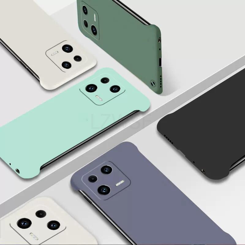 Безрамочный тонкий кожаный жесткий чехол из поликарбоната для Xiaomi 13 Pro Lite Xiaomi13 Pro Ultra 12X 12 Pro 12Pro противоударный чехол Fundas Coque