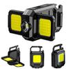 90° Foldable COB Work Light Rechargeable Emergency Light High Lumens Keychain Light  Outdoor