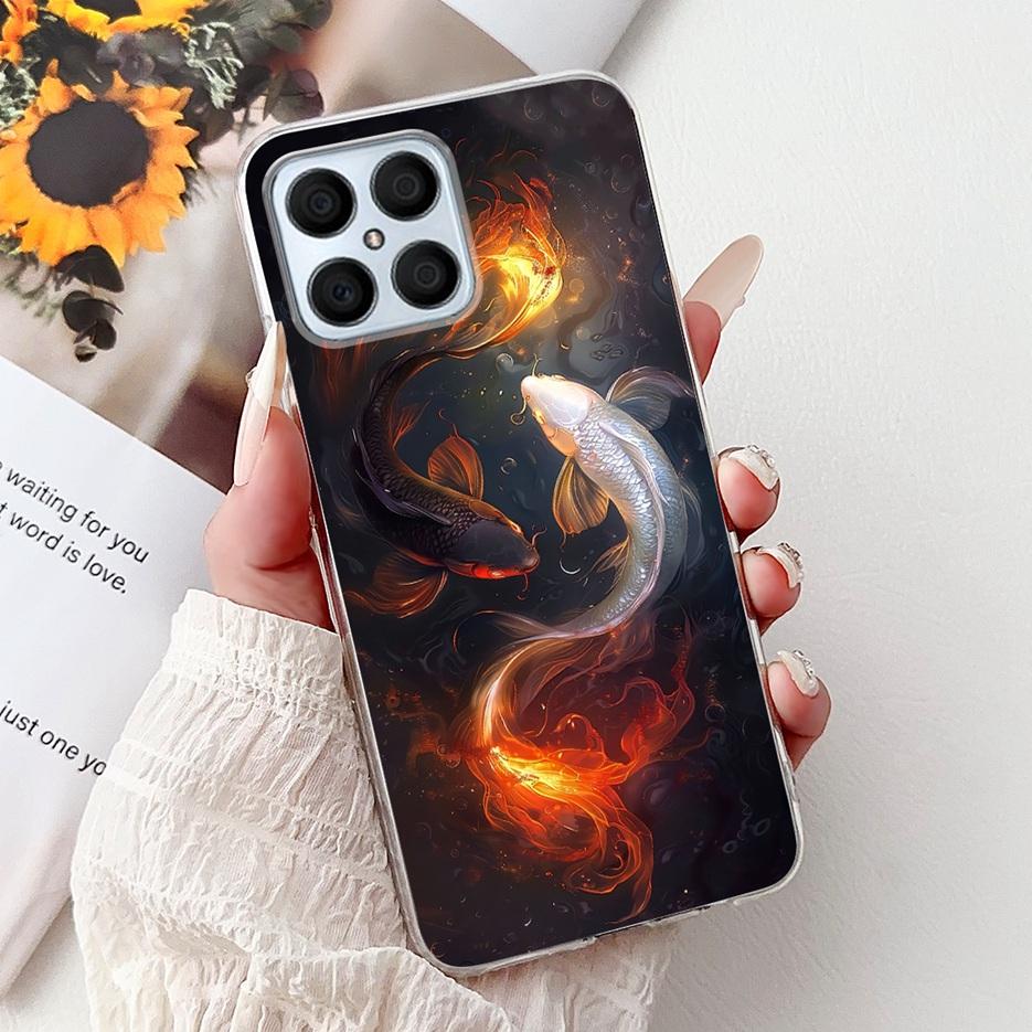 Чехол для Honor X8 4G Чехол для Honor X8a X8b X8C Роскошный Расписной Чехол Мягкий Силиконовый Чехол Для Honor X8b X8a HonorX8C HonorX8 4G Чехлы Сумки