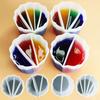 1 Set Silicone Split Cup 2/3/4/5 Channels Reusable DIY Handcrafts Coloring Acrylic Paint Resin Pouring Fluid Art Color Mixing Cup Drawing Supplies