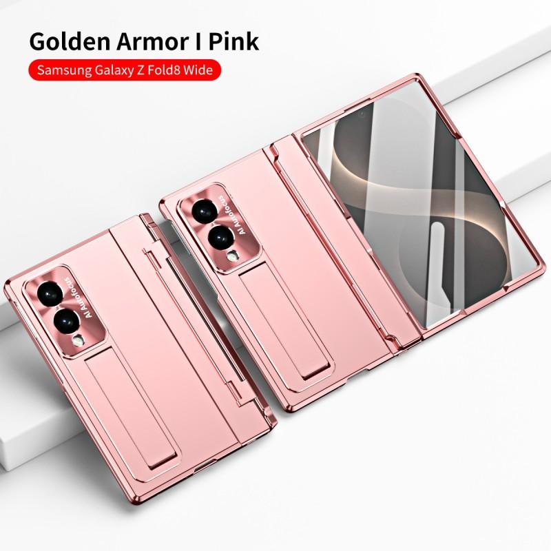 Чехол для Galaxy Z Fold 8 Ultra с гладким дизайном шарнира, гальванизированный слот для стилуса, ударопрочная поликарбонатная крышка, для повседневного использования