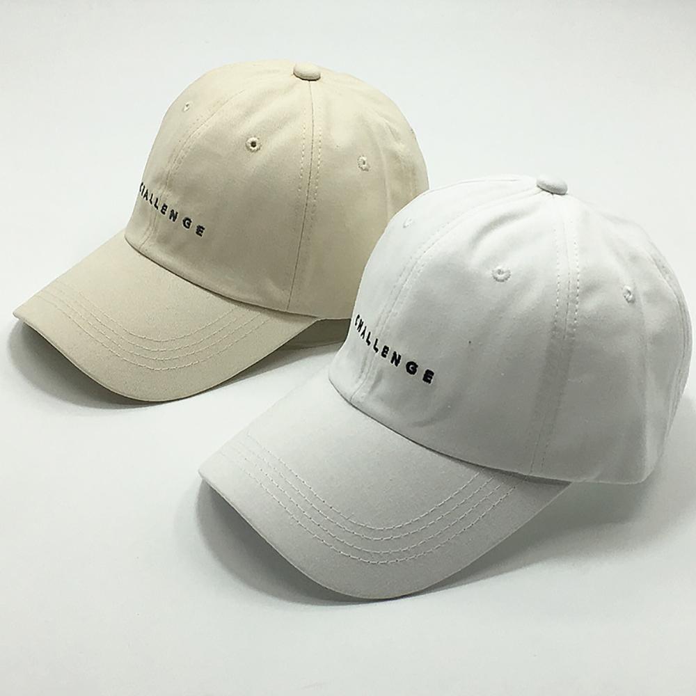 Hip Hop Adjustable Boys Outdoor Girls Korean Baseball Cap CHALLENGE Hat Visors Cap Women