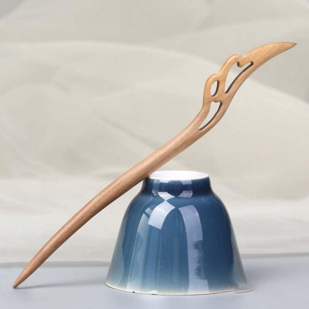 Ethnic Style Wooden Hair Stick Tassel Hanfu Hairpin Retro   For Girl