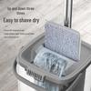 2024 Hands-Free Flat Mop: New Style, Easy-Clean Scratch Mop for Effortless Home Cleaning