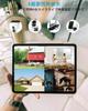 Pet Surveillance Indoor Security Dual Lens Night Baby Monitor Camera, Camera, Camera, Wi-Fi Camera, PTZ, 2MP, Vision,