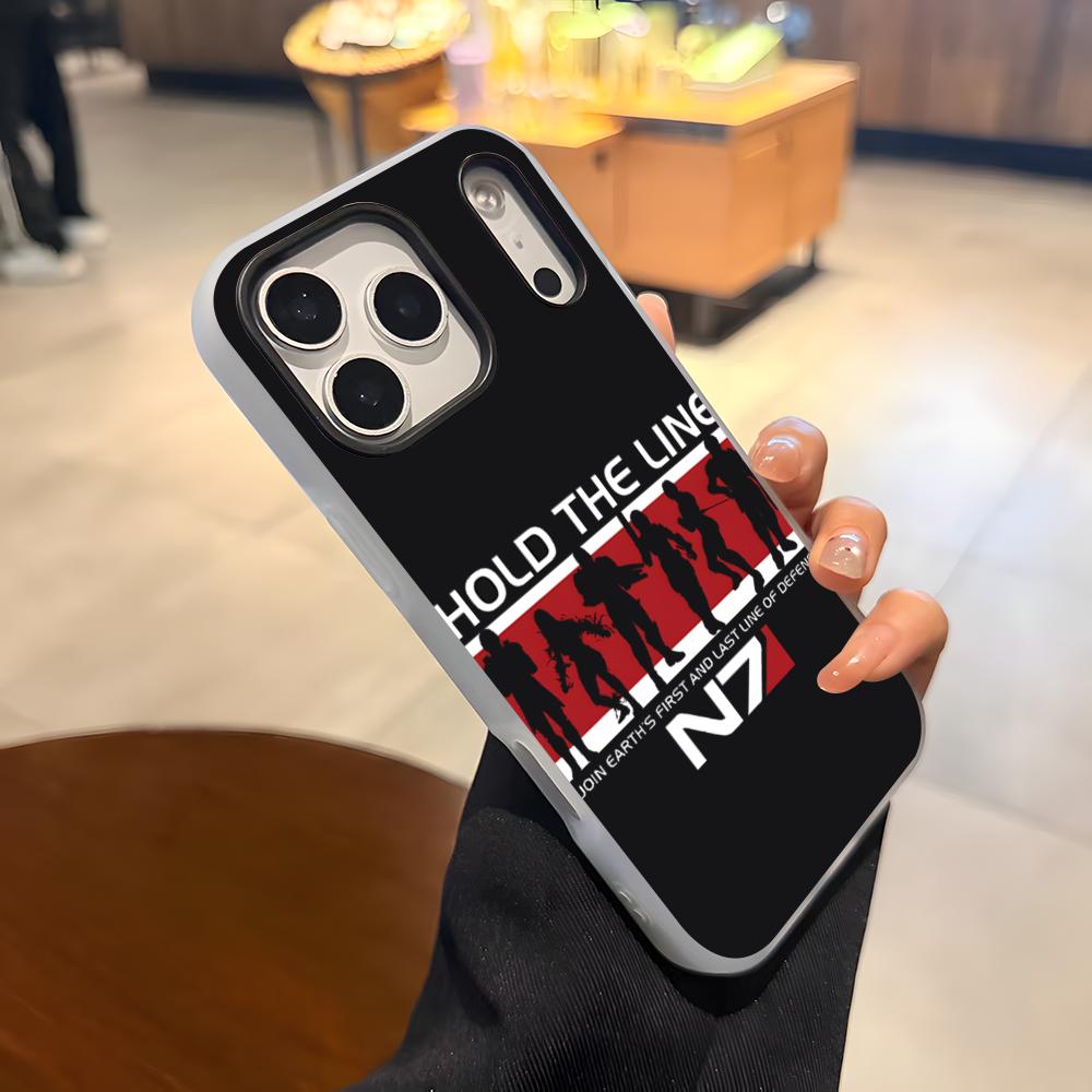 Чехол для телефона N7 Mass Effect для iPhone 17 Air 16 E 15 14 Plus 13 12 11 Pro Max Желейный 2-в-1 Защитный чехол