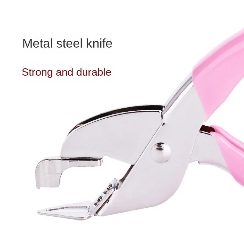 Мини-профессиональный портативный прочный выдвижной экстрактор, степлер, инструмент для переплета, сверхмощный, прочный, удобный инструмент для удаления металлических скоб