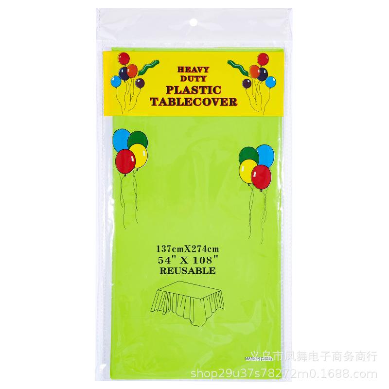 Popular Solid Color Tablecloth Restaurant Tablecloth Disposable Party Table Tablecloth Party Decoration Supplies Disposable Tablecloth