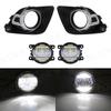 LED Fog Lights For Mitsubishi ASX 2011 2012 2013 DRL Daytime Running Light Fog Lamp Headlight Halogen Cover Hood Frame Bezel 12V