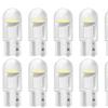 10/20/50PCS T10 DC 12V Car LED Light Canbus Glass COB 6000k Reading Dome Lamp Marker Wedge License Plate Light Bulb Wholesale