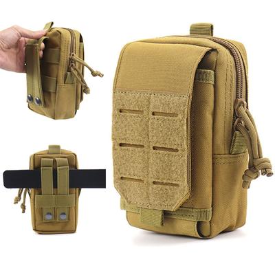 1000D Molle Подсумок Поясная сумка Открытый Мужской EDC Сумка для инструментов Жилет Рюкзак Кошелек Чехол для мобильного телефона Охота Компактная сумка Новый