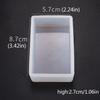 UV Epoxy Resin DIY Jewelry Tool Silicone Rectangular Box Mold Handsize Simple Mold Fine Material High Mirror Decor