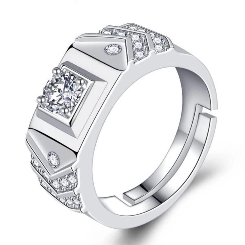 ANENJERY Кольцо с кубическим цирконием для женщин и мужчин, креативные модные роскошные кольца, свадебные обручальные украшения, anillos mujer