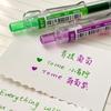 Gel Set Color 23612pcs Pens Click Type Transparent Barrel Fresh Colors Quickdry Ink 05mm Ballpoint For Drawing