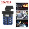 LW26-20A/32A 3-позиционный переключатель переключения Вкл-Выкл-Вкл поворотный кулачковый переключатель