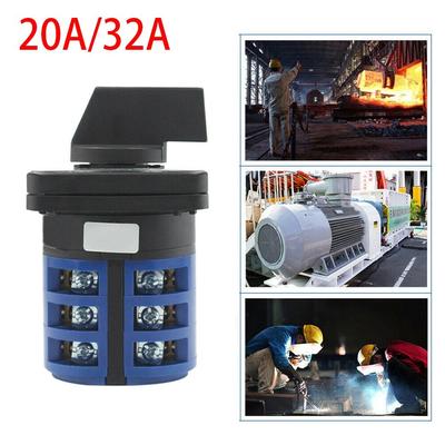 LW26-20A/32A 3-позиционный переключатель переключения Вкл-Выкл-Вкл поворотный кулачковый переключатель