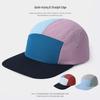 Унисекс Быстросохнущая Пятипанельная Бейсболка Color Block для Защиты от Солнца на Открытом Воздухе