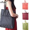 Big Size Tote Eco Shopping Bag Women Reusable Polyester Portable Shoulder Bags Girl Handbags Folding Pouch Shopper Bag Foldable