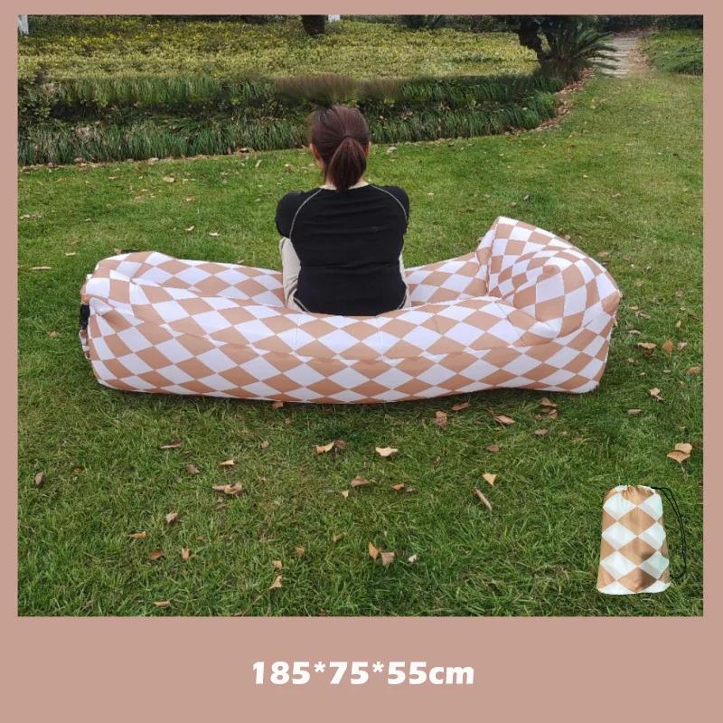Портативный открытый воздушный ленивый надувной диван-мешок портативный кемпинговый диван-матрас музыкальный фестиваль концертное кресло-реклайнер
