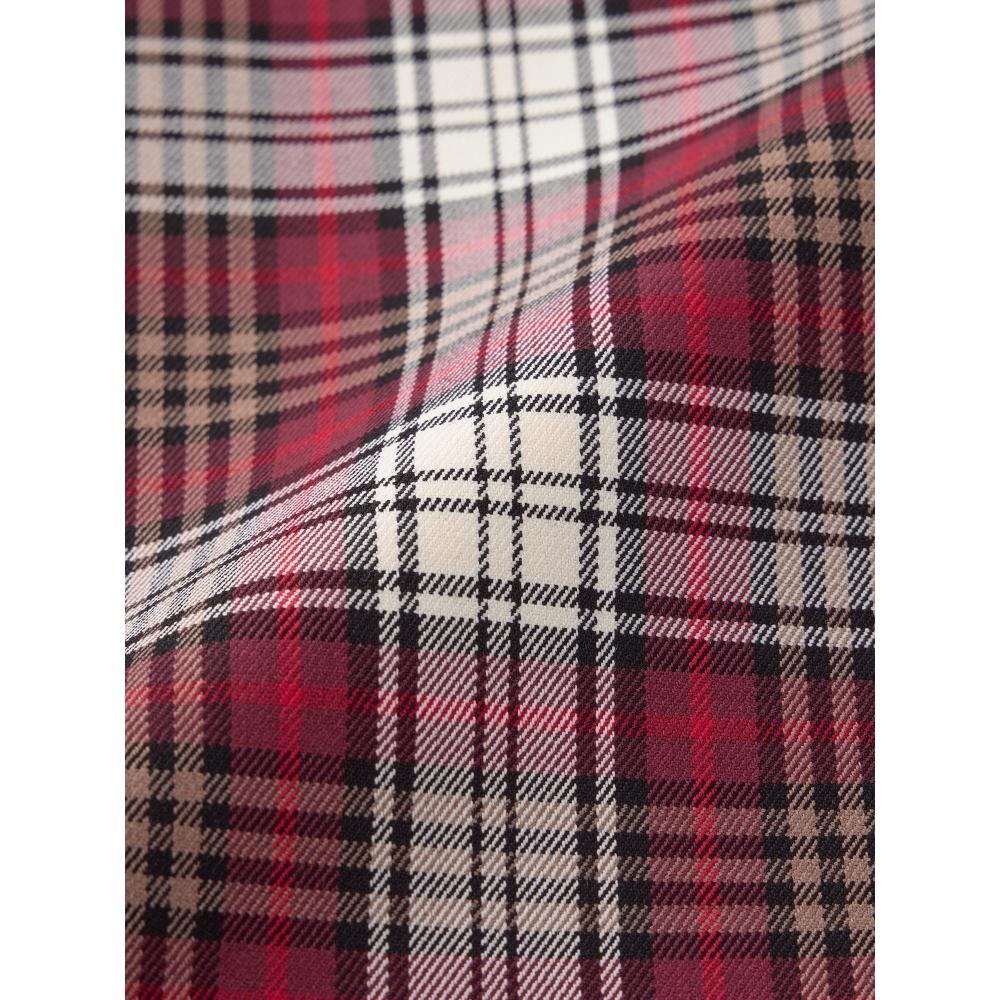 GU by Uniqlo Клетчатая юбка со складками и боковой пуговицей