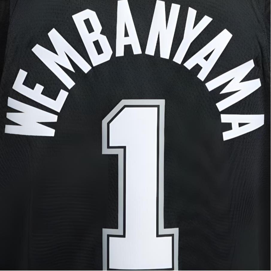 Nike Детская майка Nike NBA Swingman Victor Wembanyama San Antonio Spurs City Edition для больших детей HM5996-013