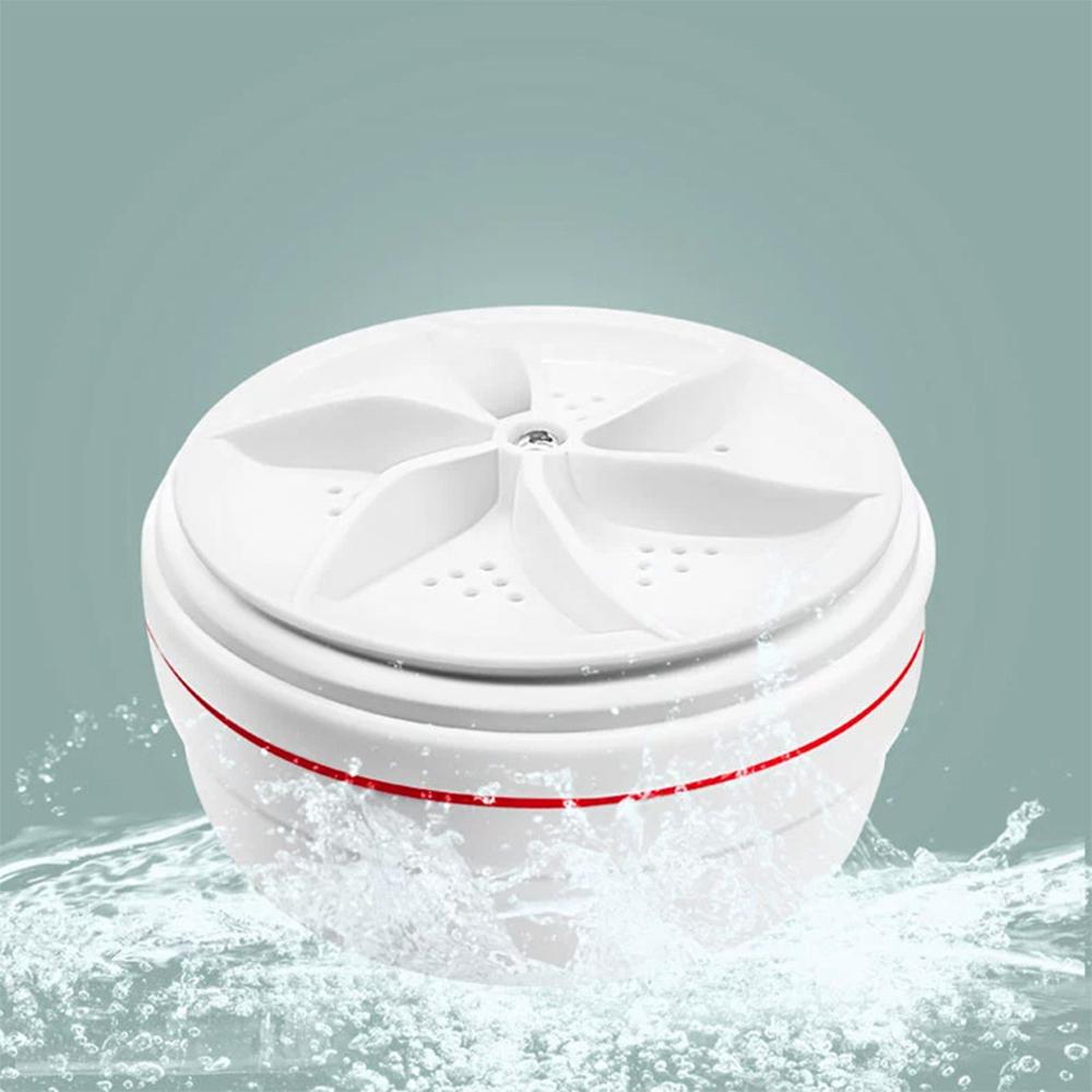 Portable Mini Washing Machine Turbine Clothes Washer For Home Camping Travel NEW