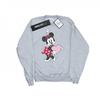 Mens Minnie Mouse Love Heart Sweatshirt