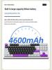 Беспроводная RGB механическая игровая клавиатура Xinmeng M87 с Bluetooth, настраиваемая, с горячей заменой свитчей, проводной/беспроводной режимы