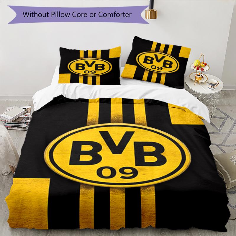 3pcs BVB Bedding Set Duvet Cover Closure Includes 1 Duvet Cover & 2 Pillowcases, Soft and Comfortable for All Seasons.