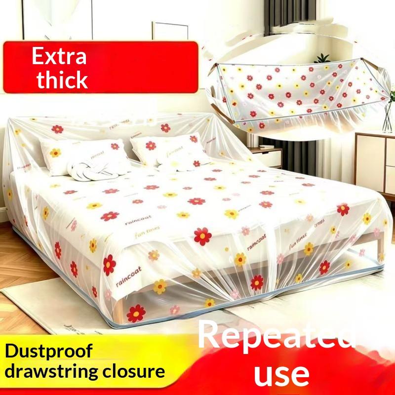 Disposable Furniture Protection Cover Elastic Plastic for Sofa Dorm Wall Painting Renovation