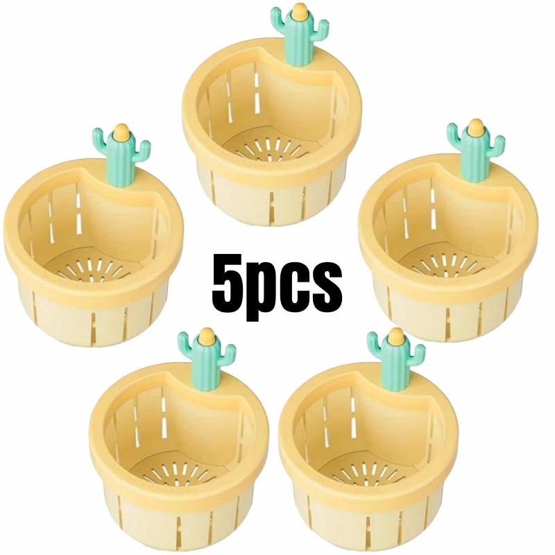 1/3 шт. Кактус раковина сливной фильтр пресс автоматическая корзина для слива многофункциональное использование фильтр сетка для ванны кухонный мусоросборник