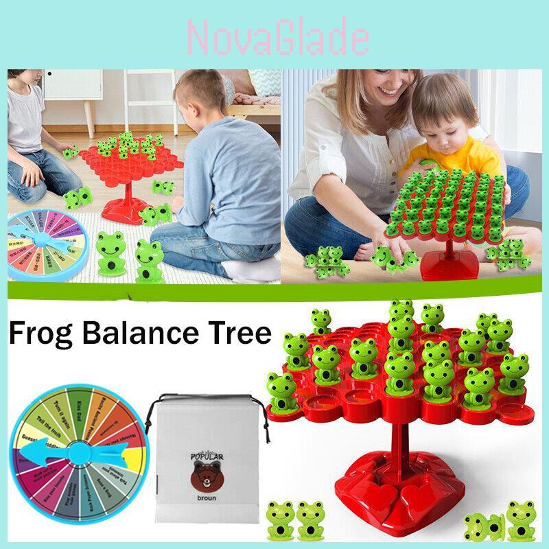 Frog Balance Tree Multiplayer Game Toy For Brain Development And Parent-child Interaction