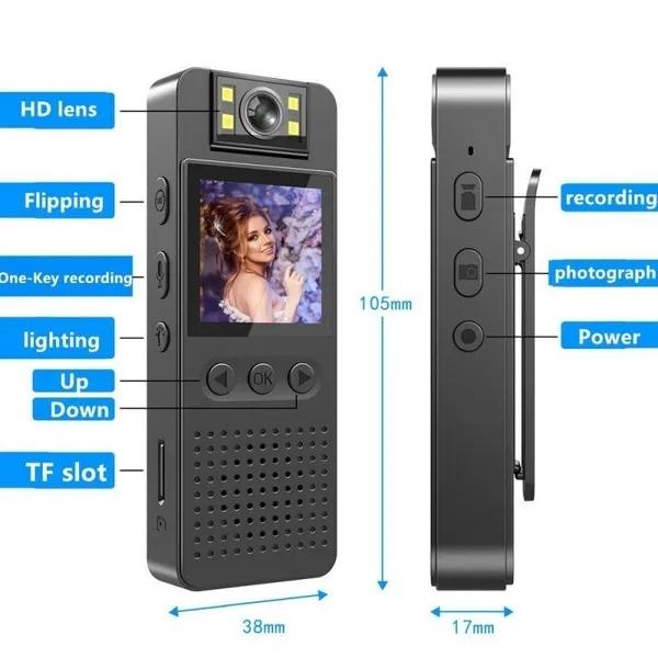 Full HD 1080P Мини WIFI Портативная камера AP с дисплеем повтора Видеокамера Запись аудио-видео Регистратор движения DVR