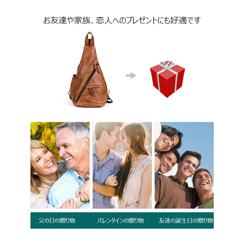 Whatna Сумка через плечо из натуральной кожи коровьей выделки в античном стиле для мужчин, 3-way, можно носить как рюкзак, сумку через плечо или сумку-тоут, натуральная