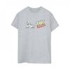 Womens/Ladies Toy Story Buzz Pulling Logo Cotton Boyfriend T-Shirt