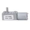 DC Worm Gear Motor Self Locking Brass Coil Aluminum Alloy Shell Speed Reduction Geared Motor DC24V