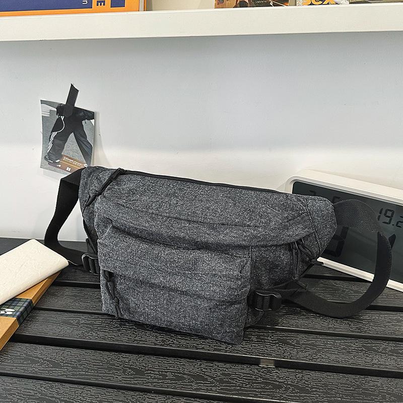 Сумка из выстиранного денима, легкая повседневная мужская сумка, спортивная сумка через плечо, спортивная модная сумка для велоспорта, трендовая нагрудная сумка