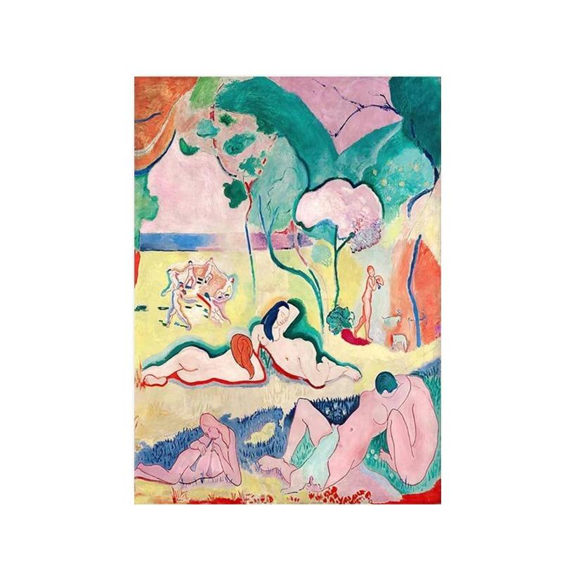 Матисс Ретро Плакаты И Принты Абстракционизм Пейзаж Холст Картина Настенное Искусство Для Гостиной Украшения Дома